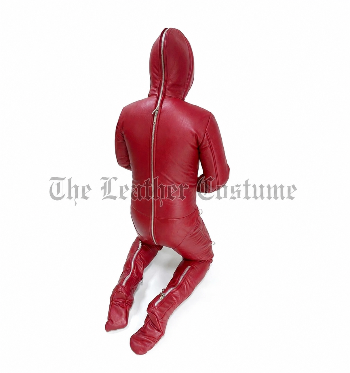 Padded Leather Catsuit Body Suit Full Body Restraint Suit Custom Made Genuine Leather Padded Leather Catsuit Body Suit Full Body Restraint Suit Custom Made Genuine Leather