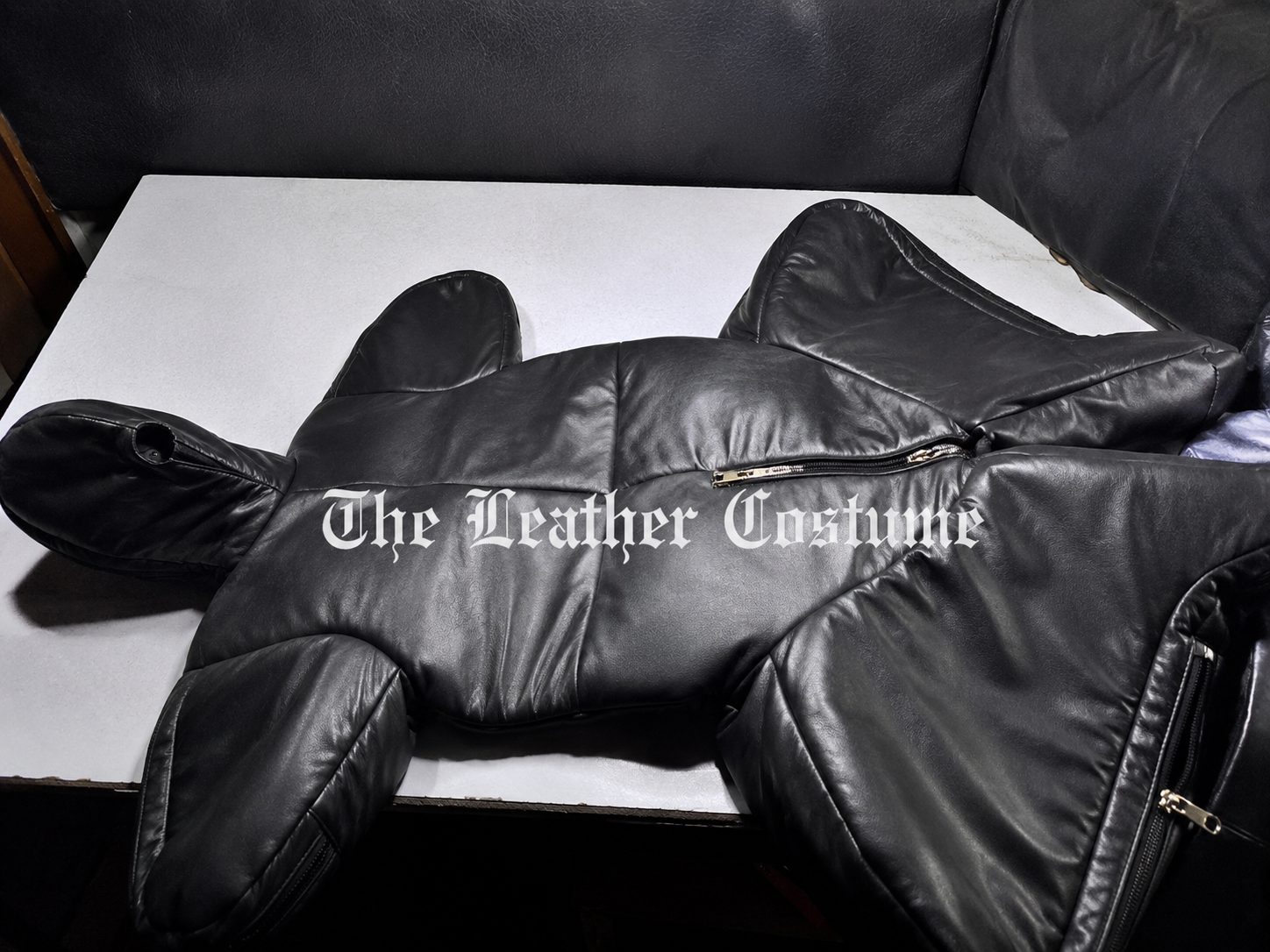 Black Leather Full Body Suit Black Leather Full Body Suit