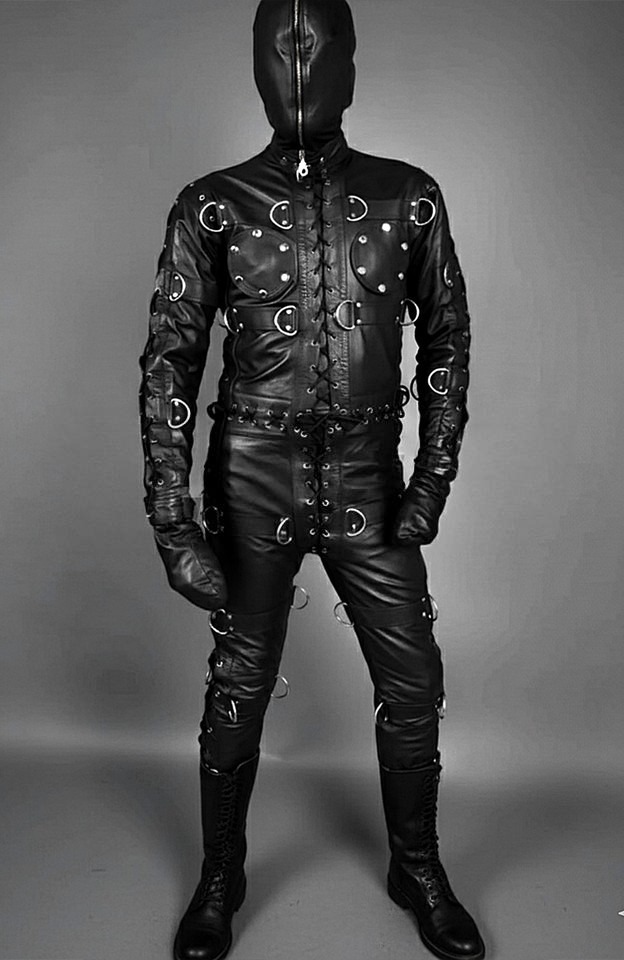cowhide leather bondage suit handmade bdsm fetish catsuit jumpsuit custom made (custom made to measure) cowhide leather bondage suit handmade bdsm fetish catsuit jumpsuit custom made (custom made to measure)