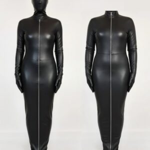 sheep leather bondage body bag leather bodysuit catsuit custom made fetish wear (custom made to measure)