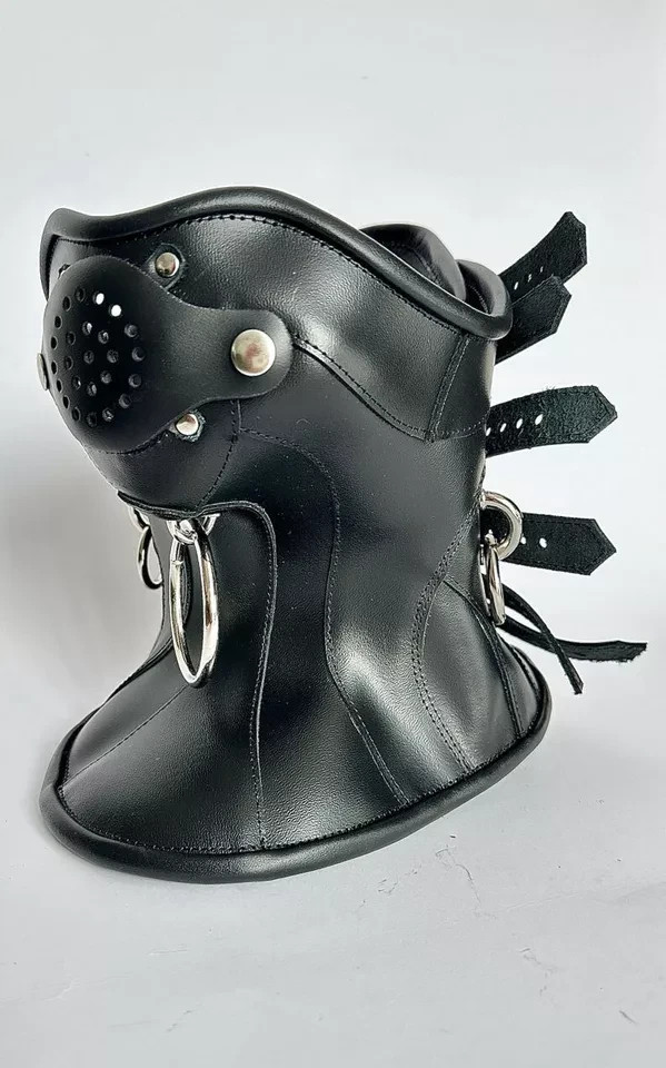 steampunk leather posture collar neck corset bondage choker fetish restraint new (custom made to measure) steampunk leather posture collar neck corset bondage choker fetish restraint new (custom made to measure)