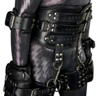 exclusive heavy duty black leather corset with wrist restraints (custom made to measure) exclusive heavy duty black leather corset with wrist restraints (custom made to measure)