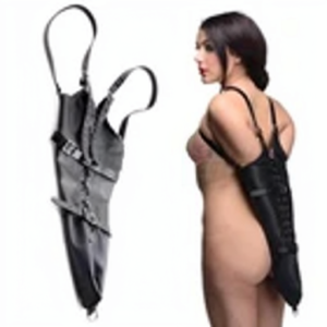 Full Sleeve Leather Armbinder Bondage Restraint Fetish BDSM Arm Binder (Custom Made to Measure)